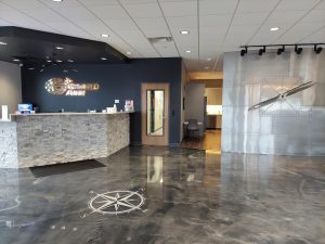 Inside Grand Aire's West FBO location