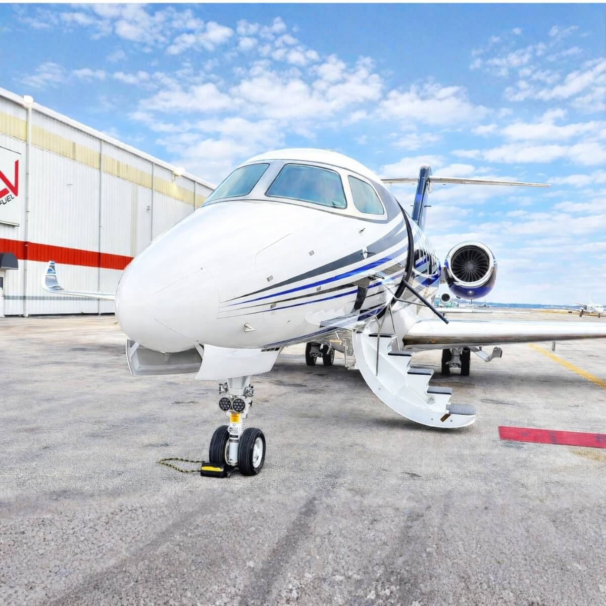 Air Charter Private Jet on tarmac